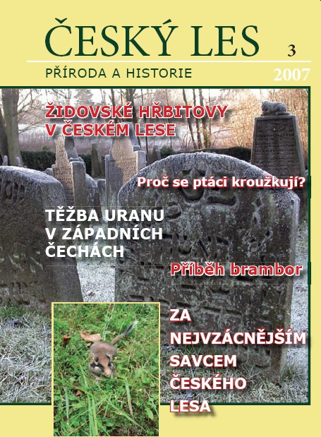 Titulka časopisu Český les.